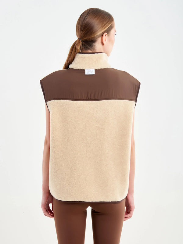 Gilet  woman tac0355beige