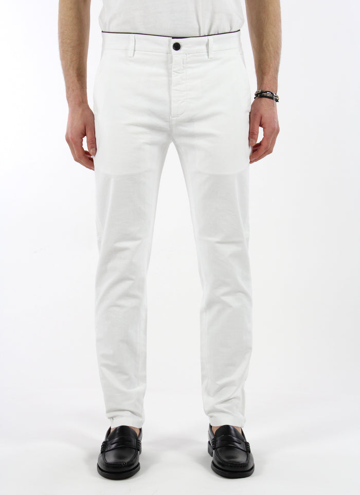 Pantalone bianco uomo up0051ts0040001 - 1