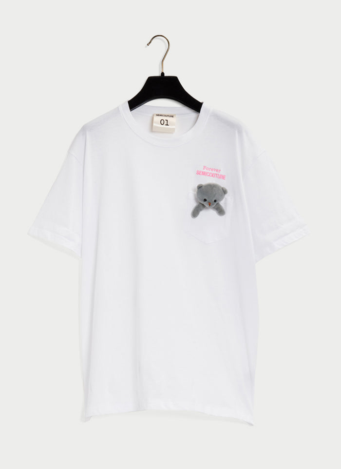 T-shirt bianco donna sj02a01-0 - 1