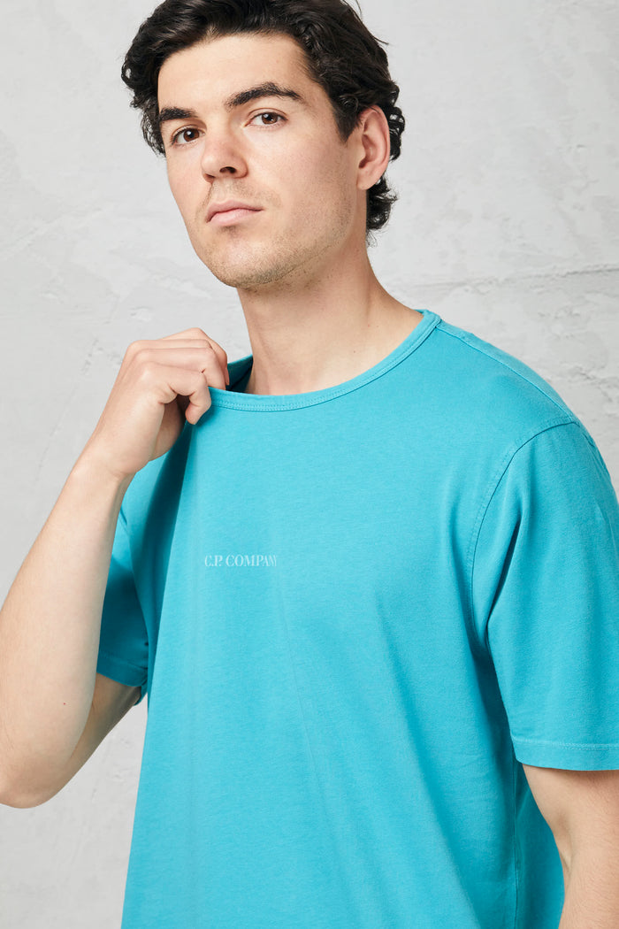 T-shirt tile blue uomo ts142a-005431r825 - 5