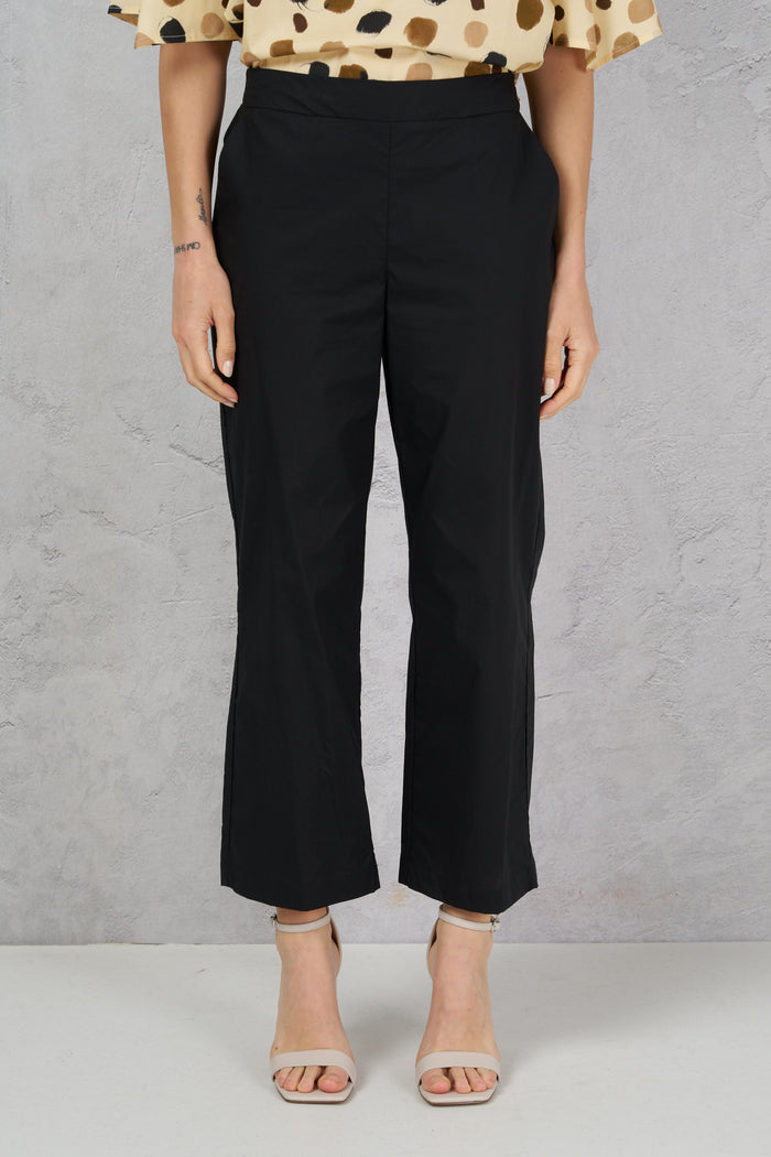 Cotton poplin trousers