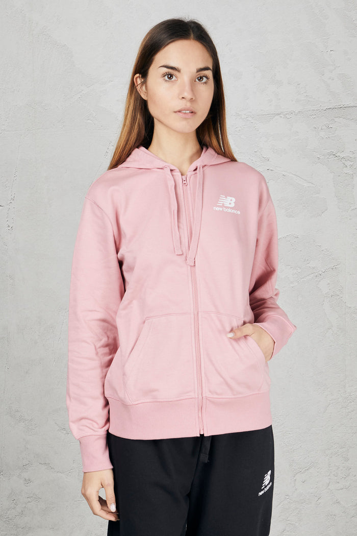 Sweatshirt with hood and zip-2