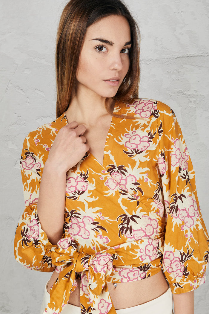 Camicia  donna dc4796zafferano - 3