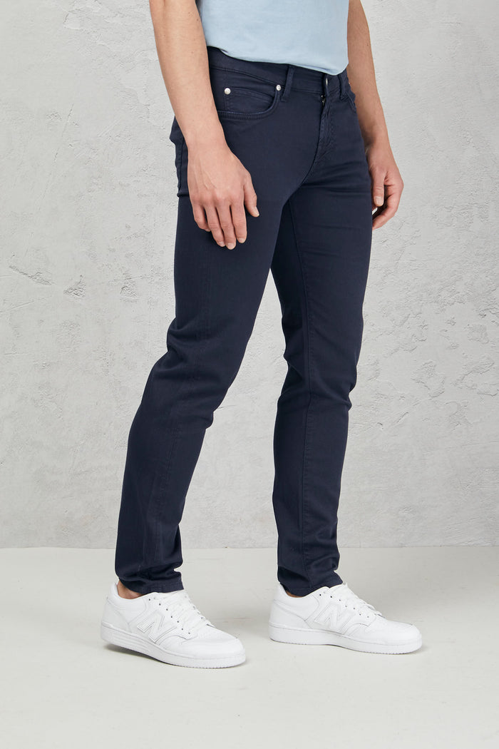 Pantalone blue navy uomo 089p0370127048 - 3