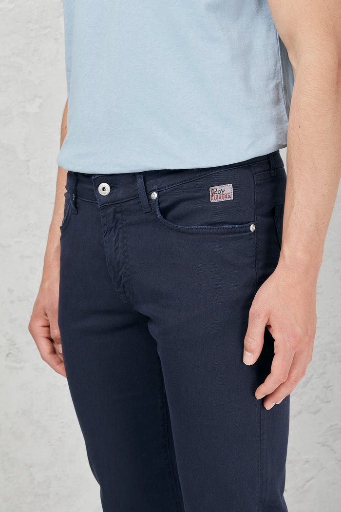 Pantalone blue navy uomo 089p0370127048 - 4