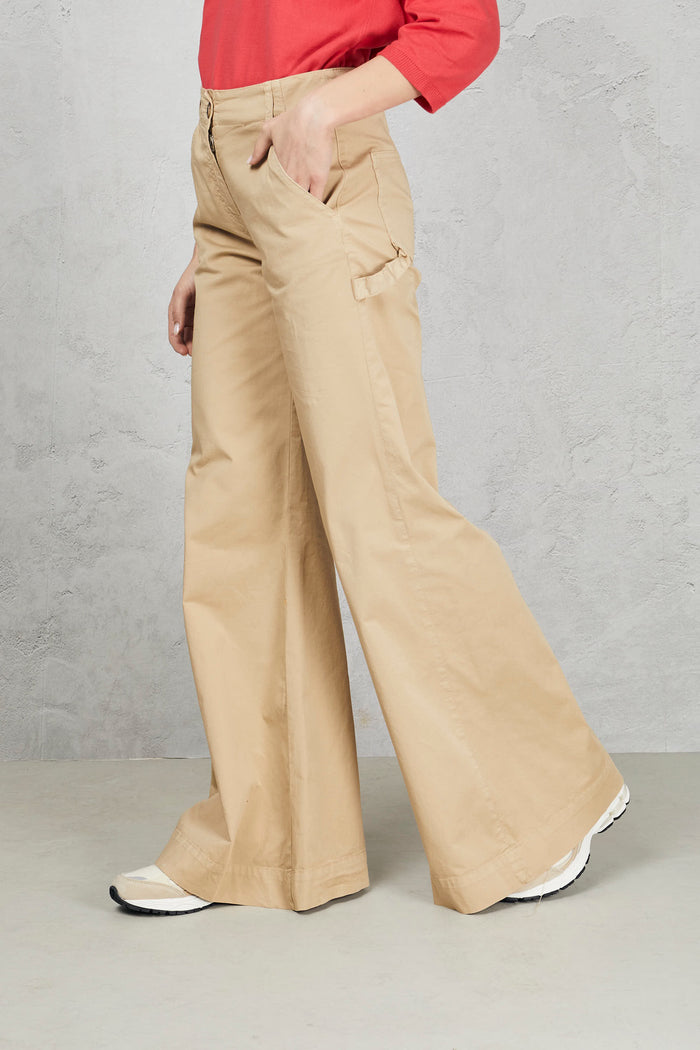 Regular gabardine trousers-2