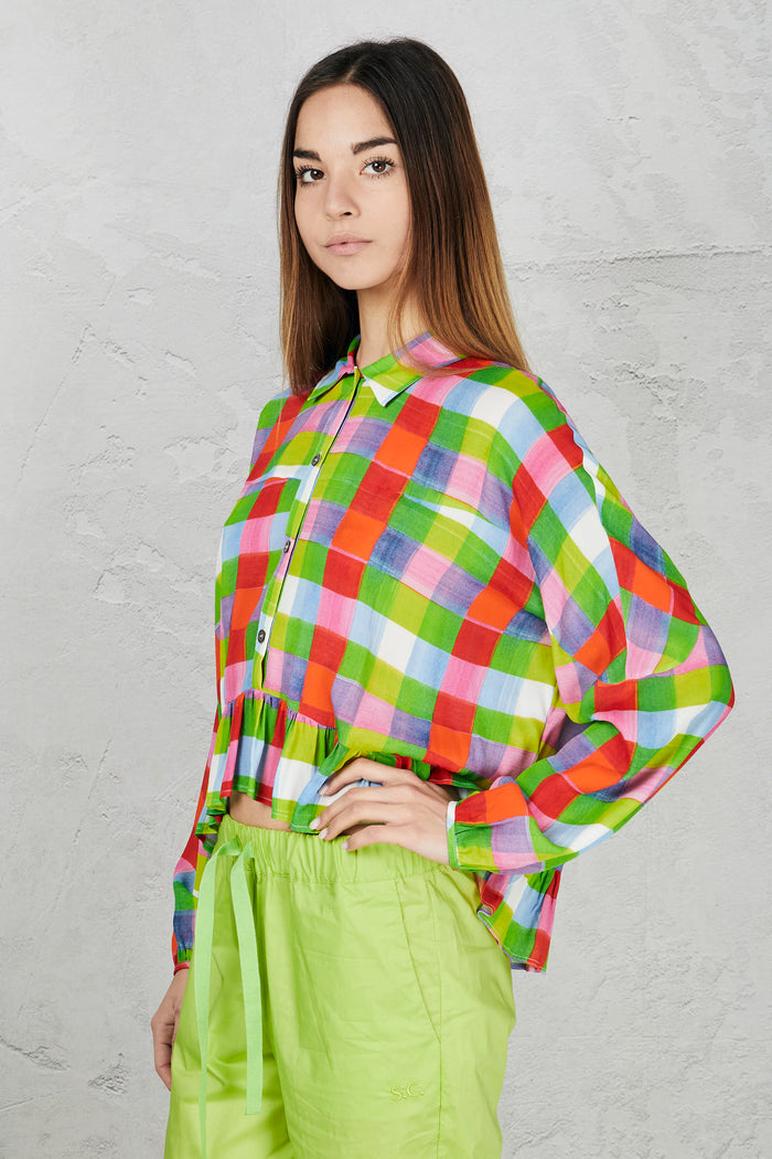 Camicia multicolor donna ss0130chk - 2