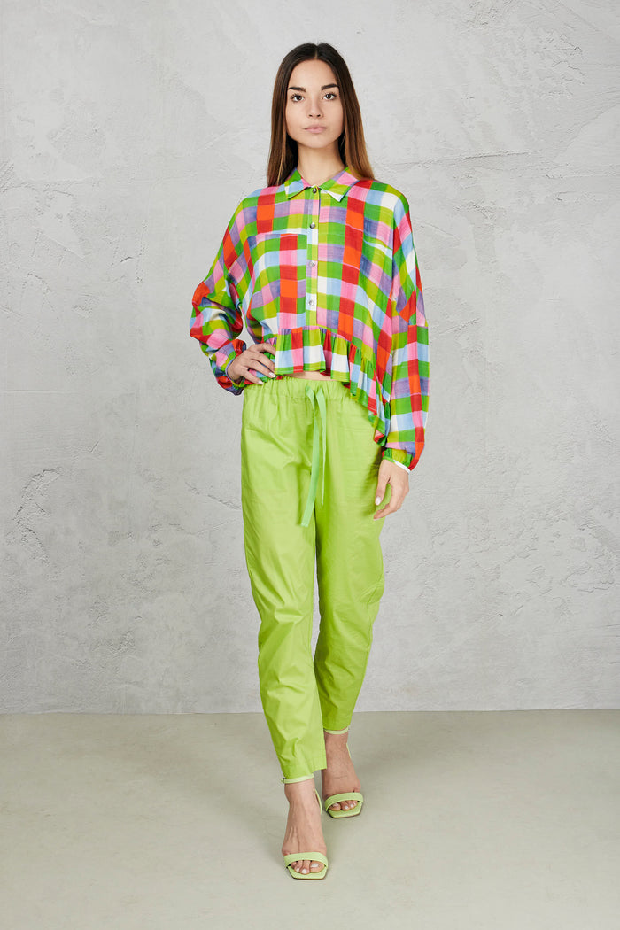 Camicia multicolor donna ss0130chk - 9