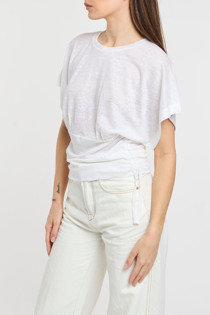 T-shirt bianco donna dt0212jf0031001 - 2