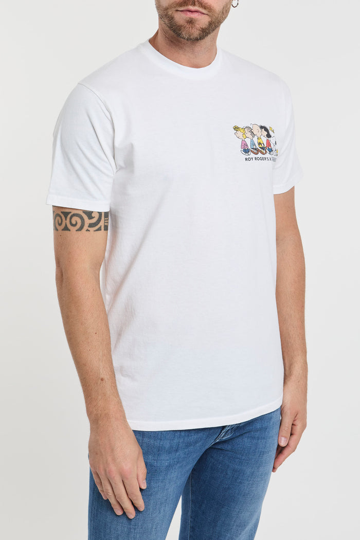 T-shirt white washed uomo u90064cg64c0147 - 3