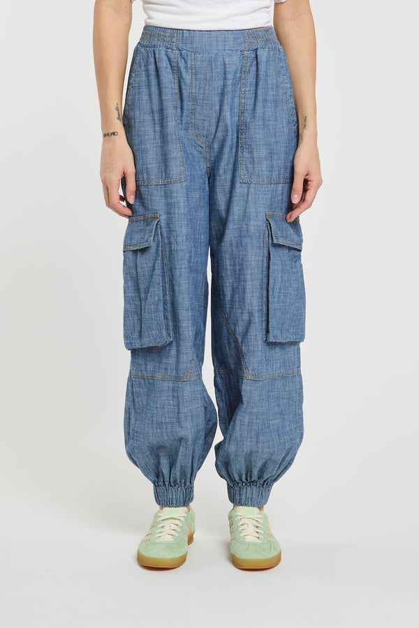Pantalone chambray donna y14z84-0