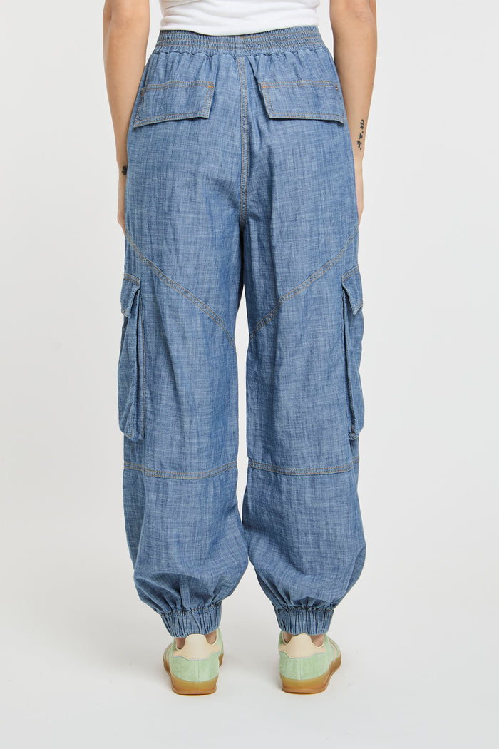 Pantalone chambray donna y14z84-0 - 6