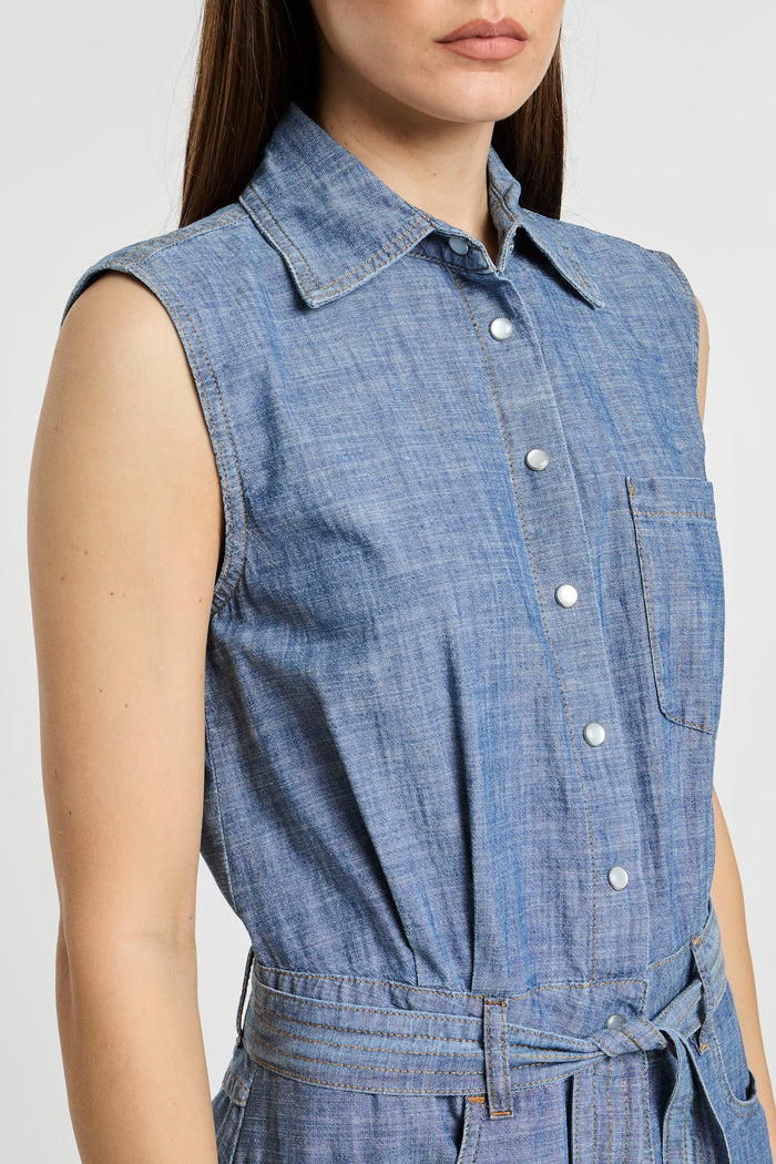 Abito chambray donna y16z84-0 - 5