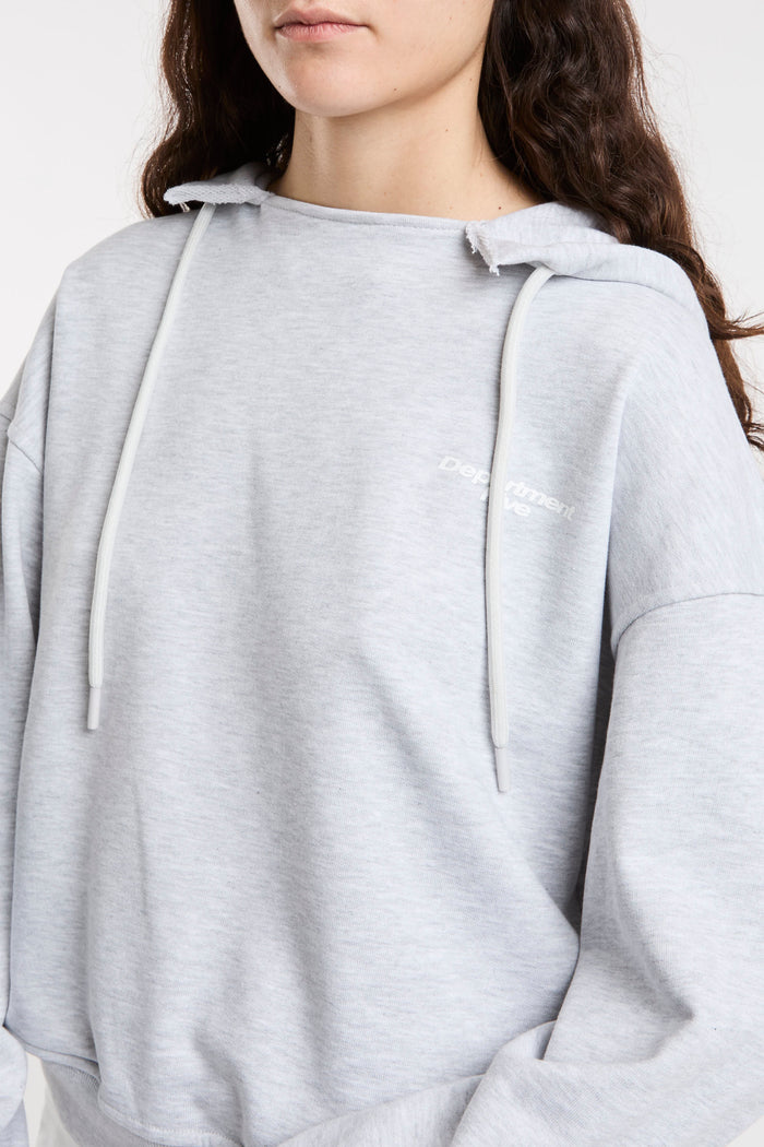 Felpa grigio  melange donna df5132ff0026912 - 3