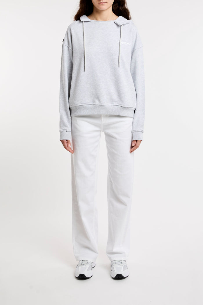 Felpa grigio  melange donna df5132ff0026912 - 6