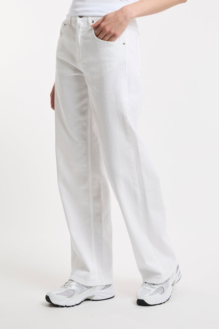 Jeans bianco donna dp5521ds0004001 - 3