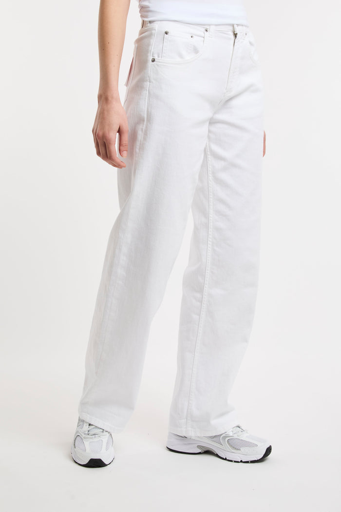 Jeans bianco donna dp5521ds0004001 - 4