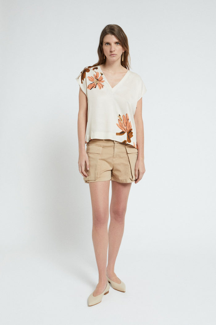 Blusa  donna dc5101latte - 4