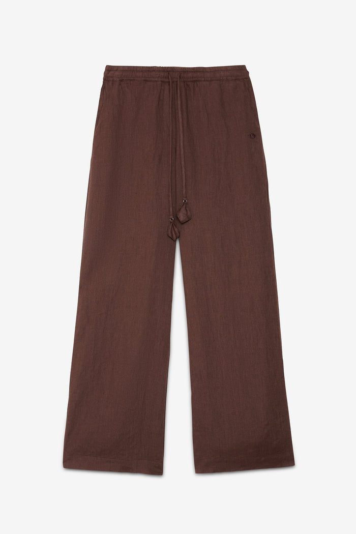 Pantalone palazzo in lino-2