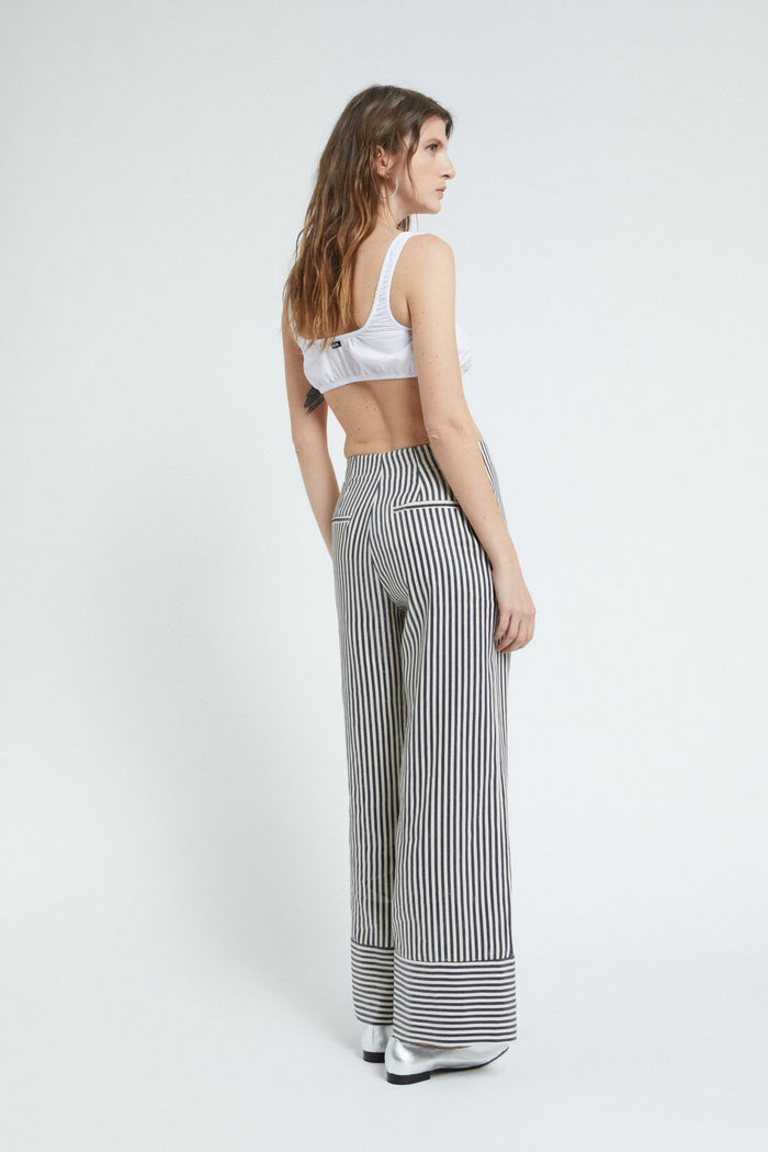 Pantalone palazzo in lino-2
