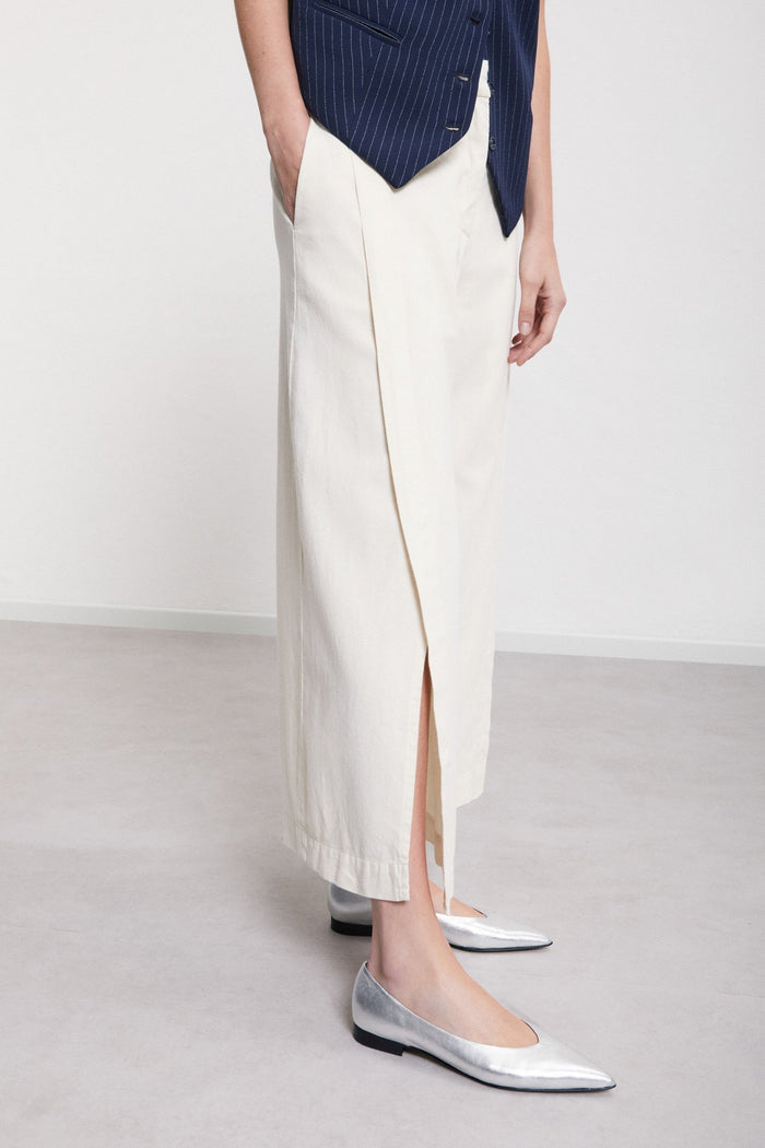 Pantalone  donna dp9824latte - 4
