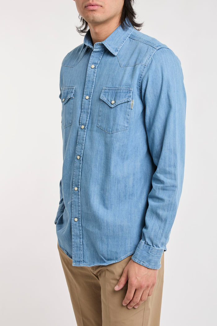 Camicia  uomo rru400cg340102denim - 3