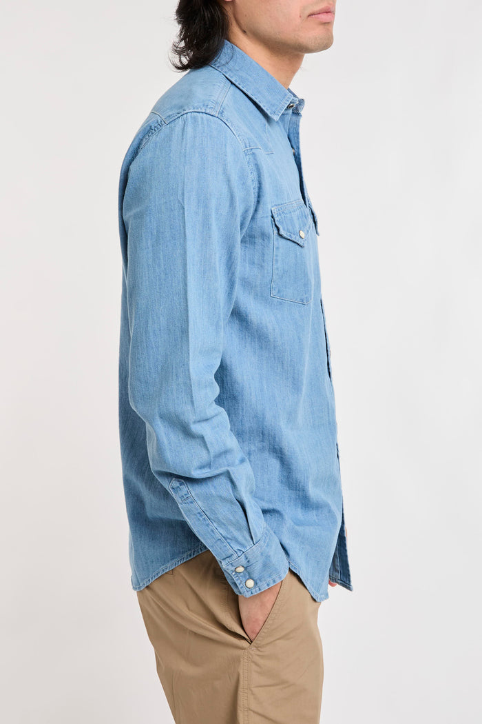 Camicia  uomo rru400cg340102denim - 4