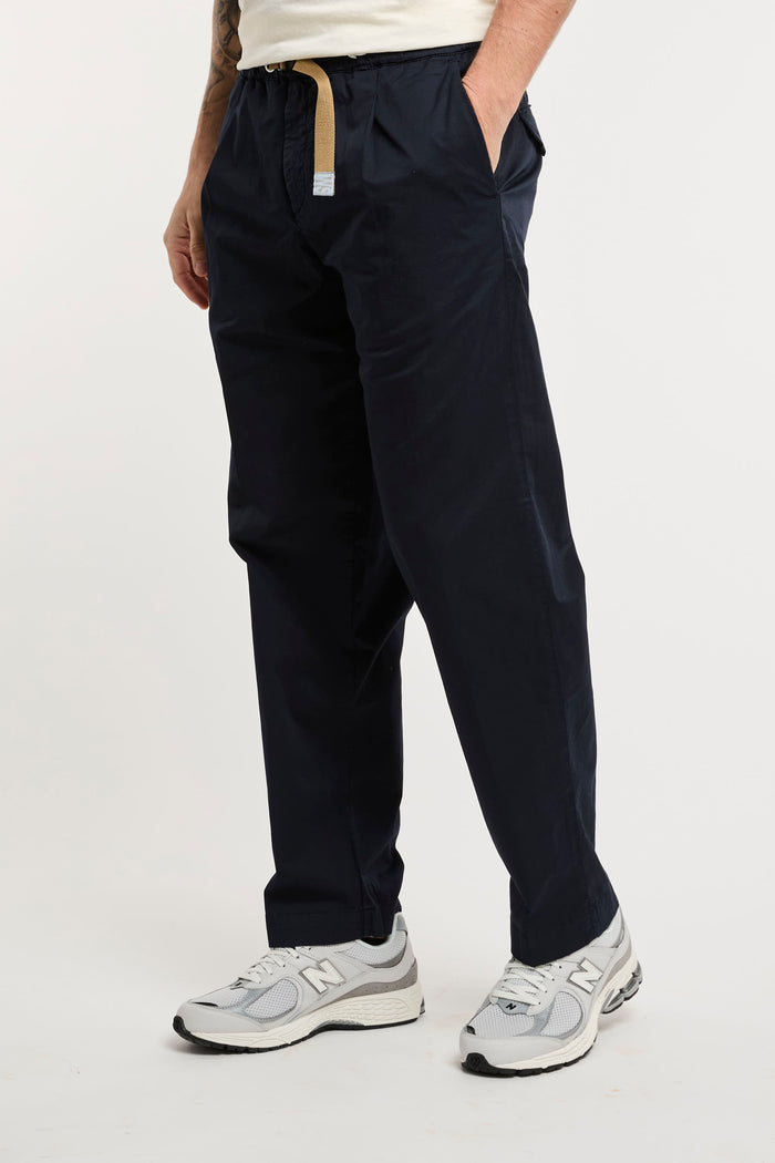 Pantalone joggers in cotone con pinces-2