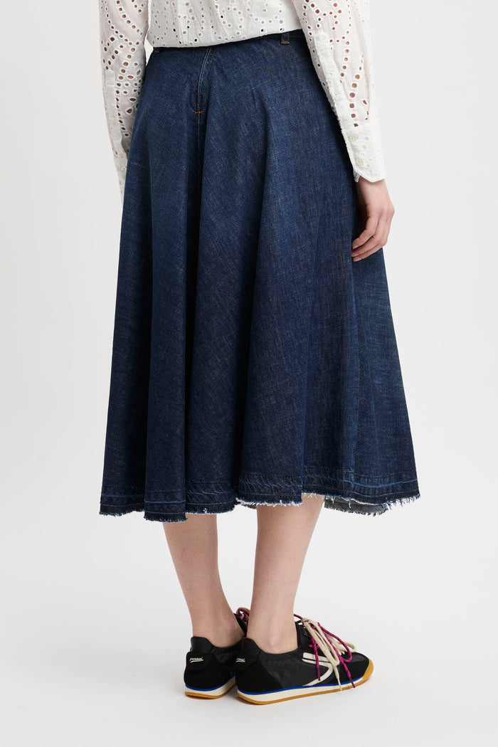 Gonna denim donna dg5122df0069812 - 6
