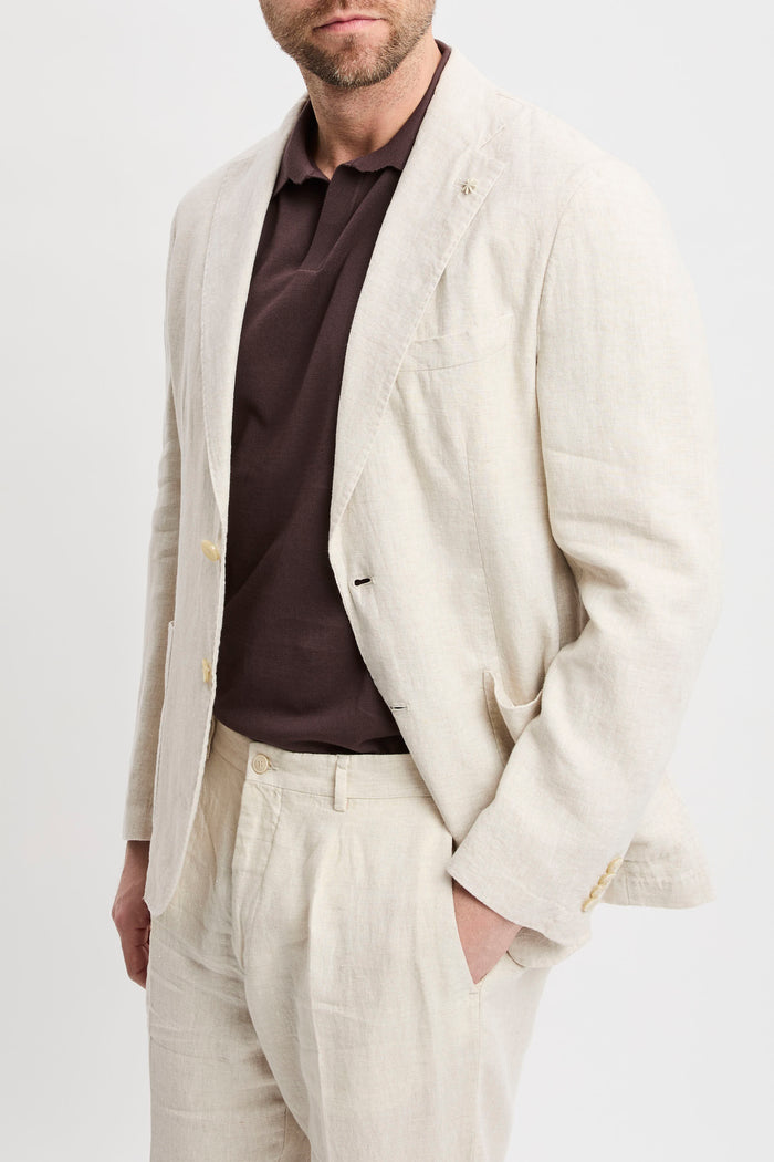 Abito beige uomo a3728l26314422 - 3