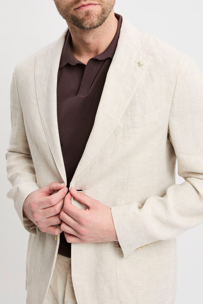 Abito beige uomo a3728l26314422 - 4