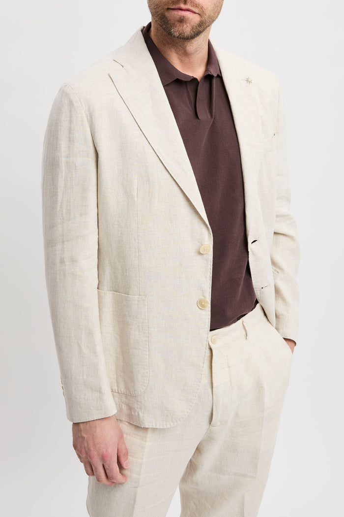 Abito beige uomo a3728l26314422 - 5