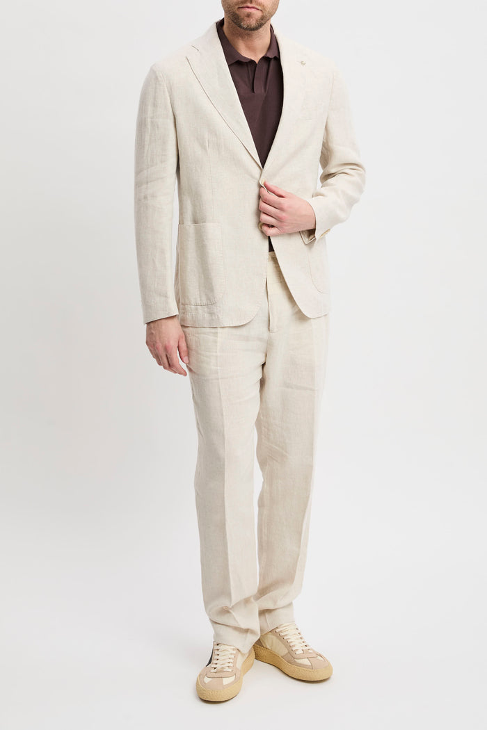 Abito beige uomo a3728l26314422 - 9