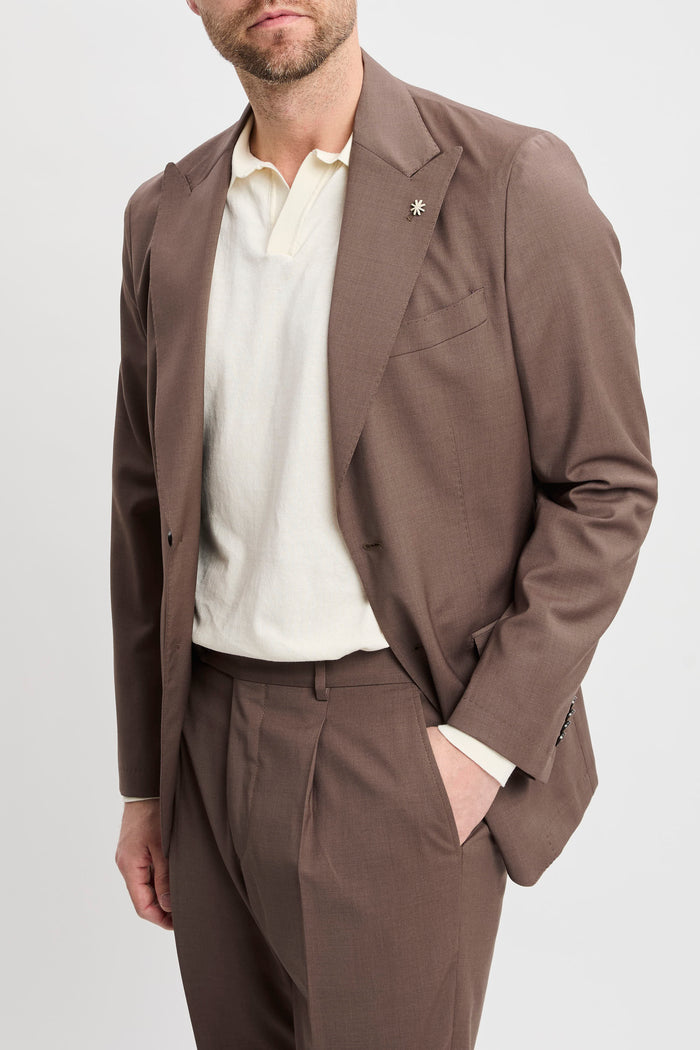 Abito marrone uomo a374826000029 - 3