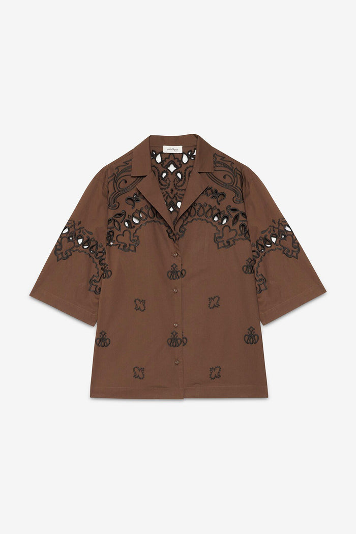 Camicia  donna dc5219cioccolata - 5