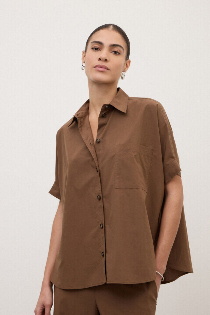 Camicia  donna dc5233cioccolata - 1