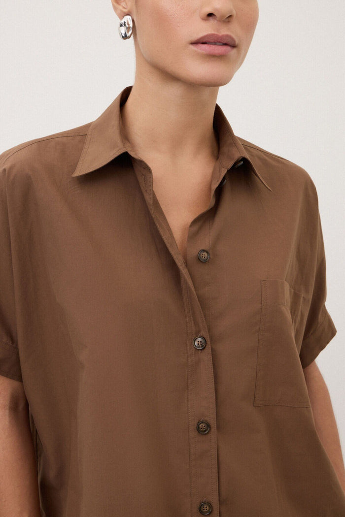 Camicia  donna dc5233cioccolata - 2