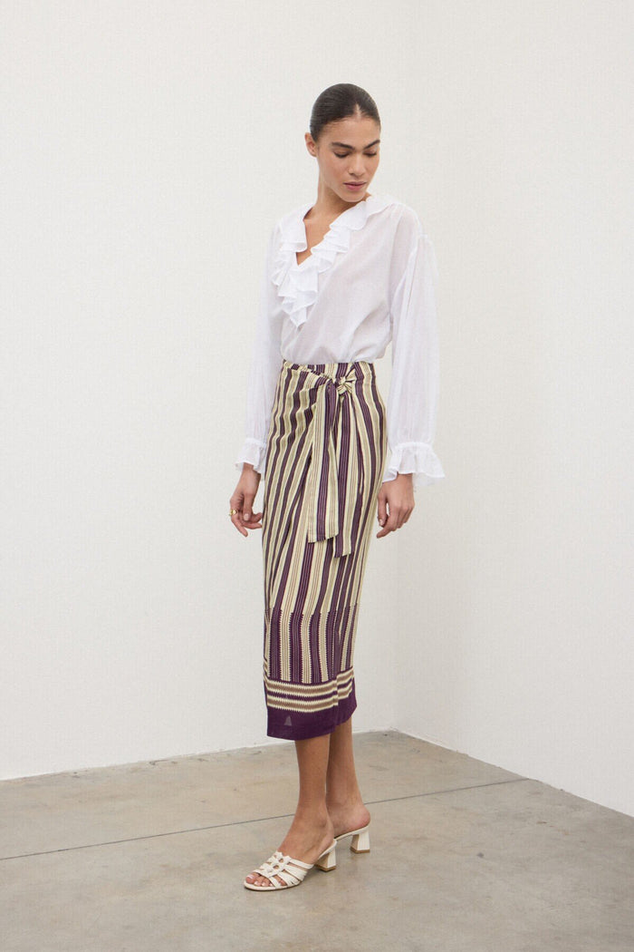 Gonna  donna dn6302lemon-borgogna - 3