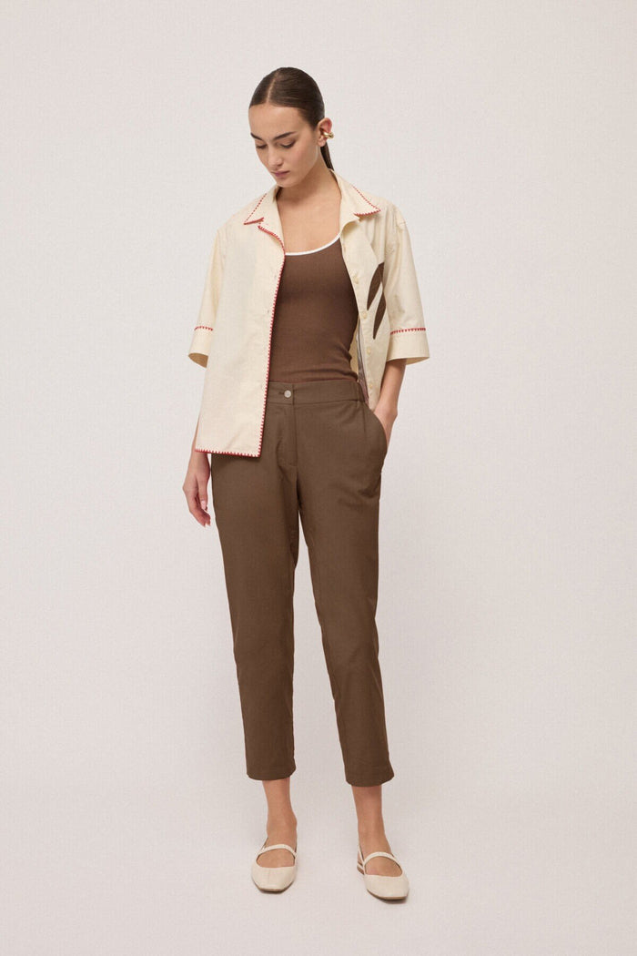 Pantalone  donna dp9740cioccolata - 3