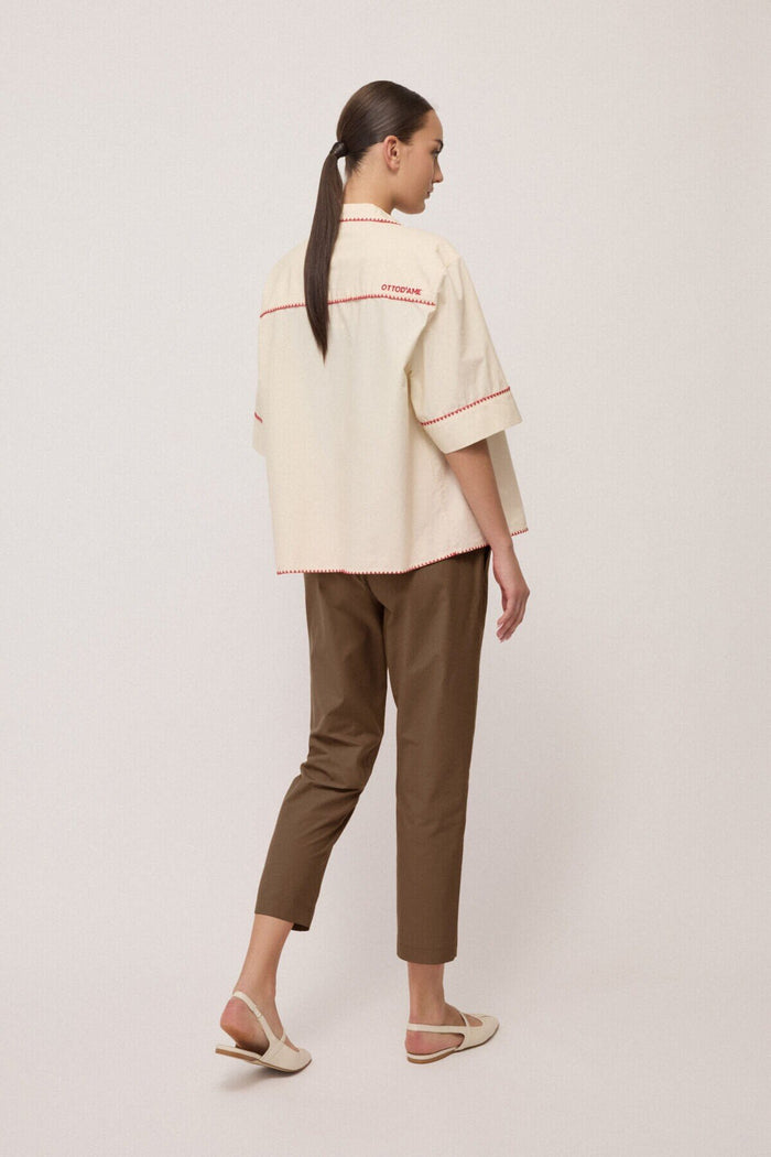 Pantalone  donna dp9740cioccolata - 4