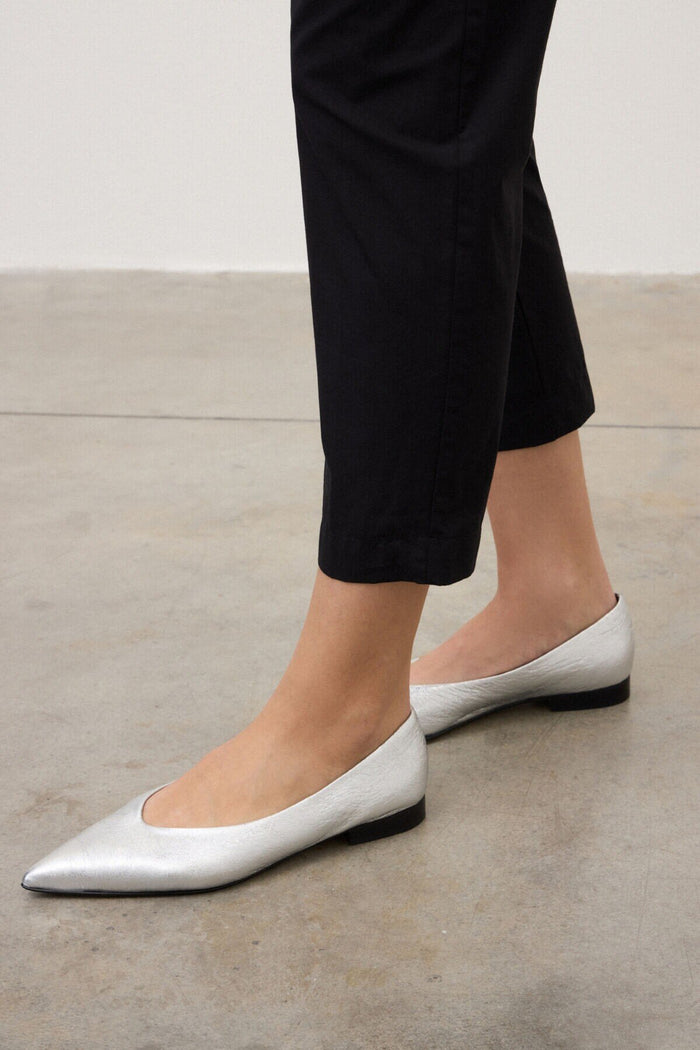 Pantalone carrot in popeline-2