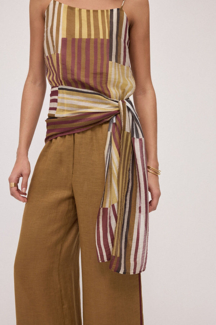 Top smanicato con nodo-2