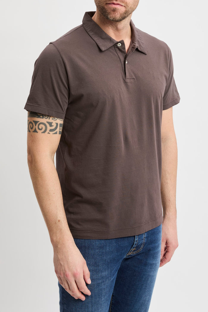 Polo dark brown uomo rru500cg060569c0107 - 3
