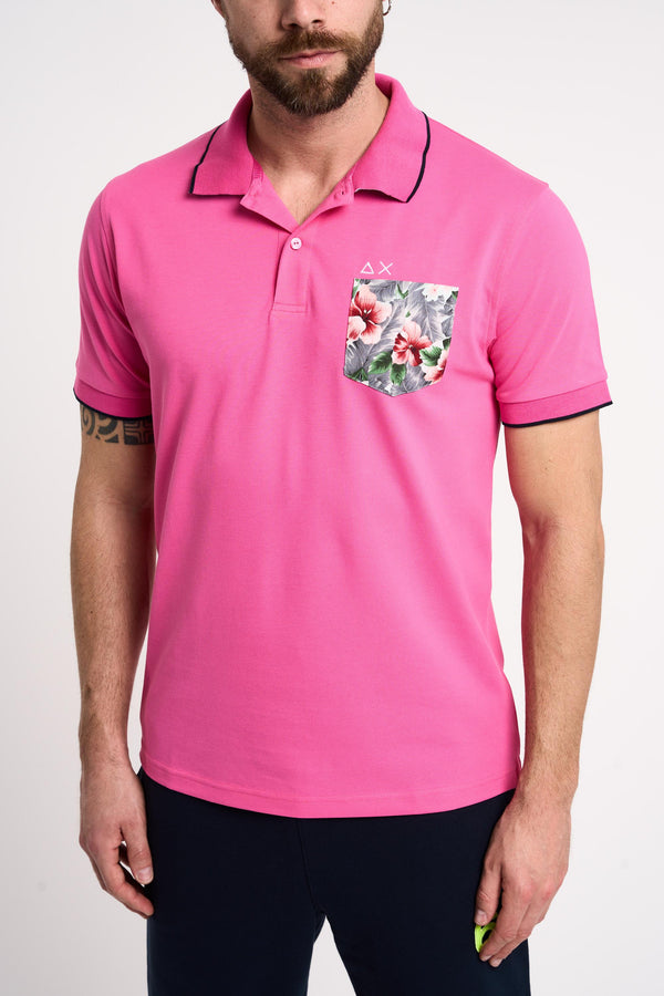 Polo fuxia uomo a3412720