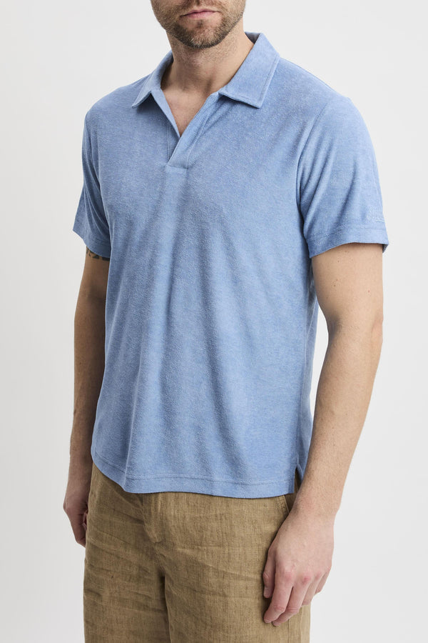 Polo Jeremy in cotone effetto spugna