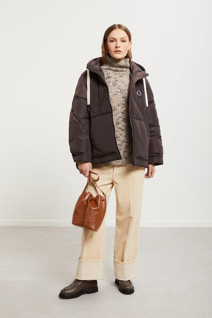 Piumino  donna og6135brown - 4