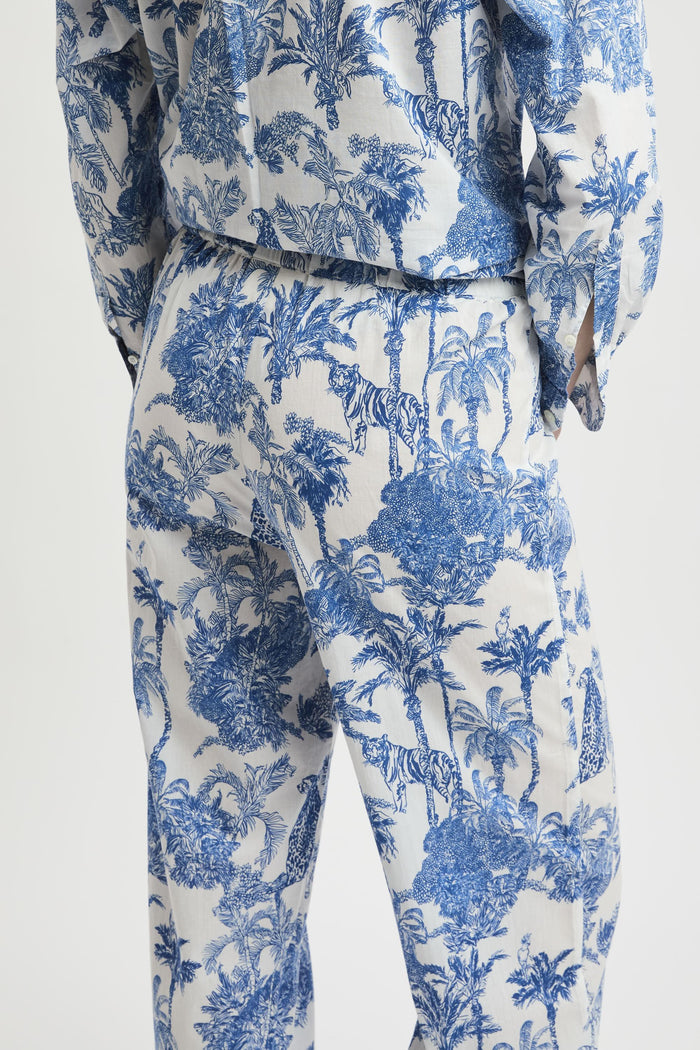 Pantalone blu donna ien000201288l01 - 5