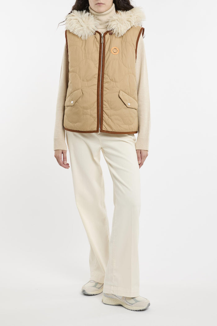 Gilet  donna og6033deserto - 5