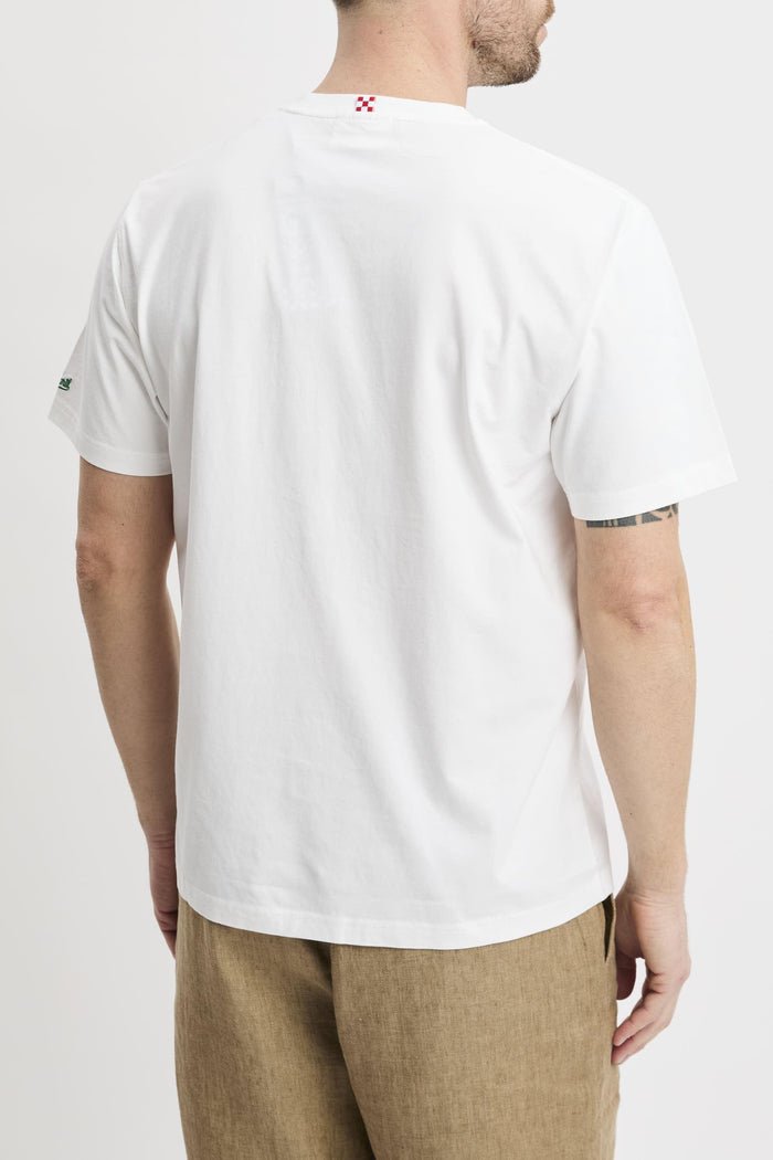 T-shirt white uomo aus000100129l01n - 6