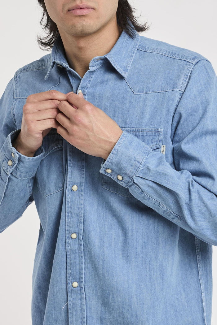 Camicia  uomo rru400cg340102denim - 3